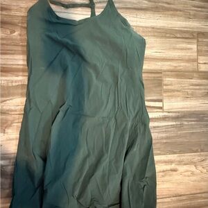 Outdoor Voices Green Sleeveless Dress
